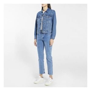 Levi's Premium Denim Jean Trucker Jacket Blue Women's Size Small